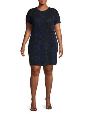 Quiz Curve Plus Embellished Shift Dress