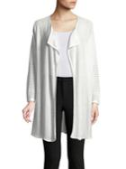 Nipon Boutique Plus Sheer Stripe Cardigan