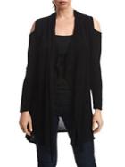 Joseph A Draped Cold-shoulder Cardigan