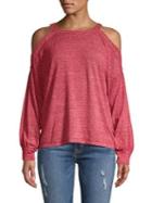 Free People Cold-shoulder Sweater
