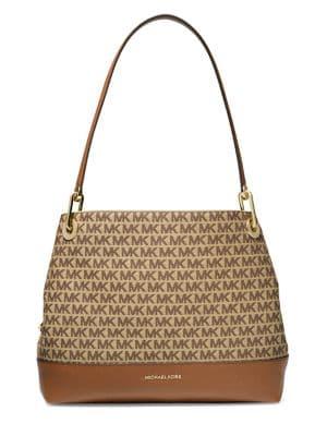 Michael Michael Kors Large Raven Logo Shoulder Tote