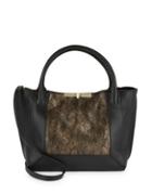 Botkier New York Perry Small Snake-look Leather Tote