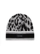 Calvin Klein Leopard Print Beanie