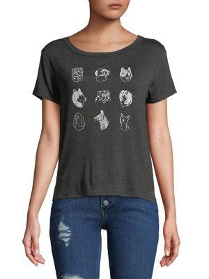 Prince Peter Collections Dog-print Short-sleeve Tee