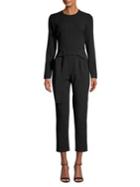 Black Halo Emma Belted Jumpsuit