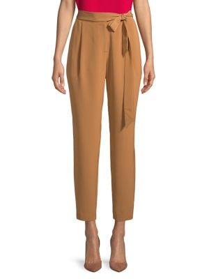 Halston Belted Pull-on Pants