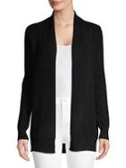 Lord & Taylor Waffle Cashmere Cardigan