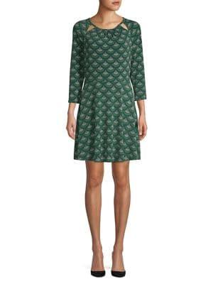 Michael Michael Kors Printed Fit-and-flare Dress