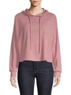 Tresics Luxe Textured High-low Hoodie