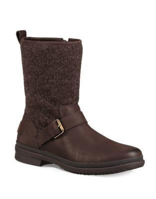 Ugg Robbie Leather & Sheepskin Boots