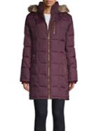 Michael Kors Faux Fur-trimmed Quilted Jacket
