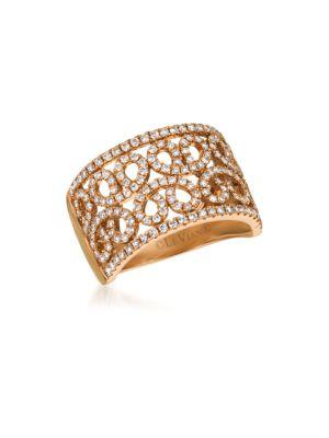 Le Vian Diamond 14k Rose Gold Ring