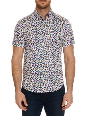 Robert Graham Turtles Cotton Shirt
