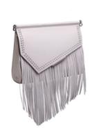 Kendall + Kylie Ginza Fringed Leather Clutch