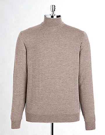 Black Brown 1826 Cashmere Turtleneck Sweater