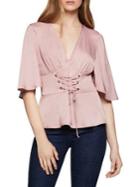 Bcbgeneration Corset Front Satin Top