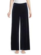 Lord & Taylor Velvet Wide-leg Pants