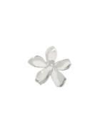Robert Lee Morris Silvertone Sculptural Flower Brooch In Gift Box