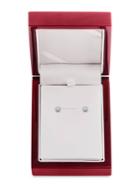 Lord & Taylor Diamond And 14k White Gold Stud Earrings, 0.33 Tcw