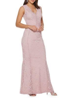 Quiz Sleeveless Lace Gown
