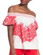 Plenty By Tracy Reese Lolli Embroidered Top