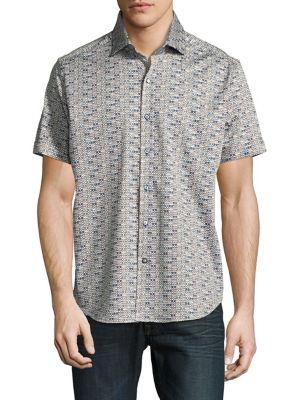 Robert Graham Printed Short-sleeve Shirt
