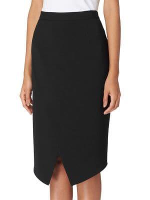 Tahari Arthur S. Levine Wrap Pencil Skirt