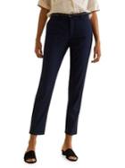 Mango Belted Straight-leg Pants