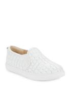 Botkier New York Hayley Textured Leather Slip-on Sneakers