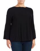 Vince Camuto Three-quarter Bell Sleeve Top