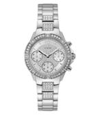 Guess Crystal-trimmed Stainless Steel Chronograph Watch