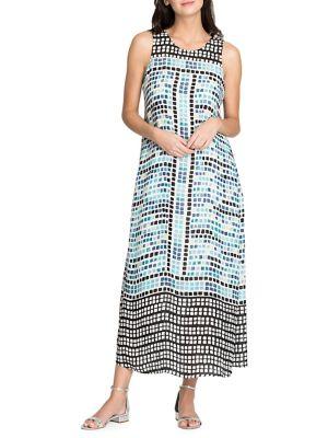 Nic+zoe Color Wave Geometric Maxi Dress