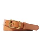 Polo Ralph Lauren Rolled Buckle Leather Belt
