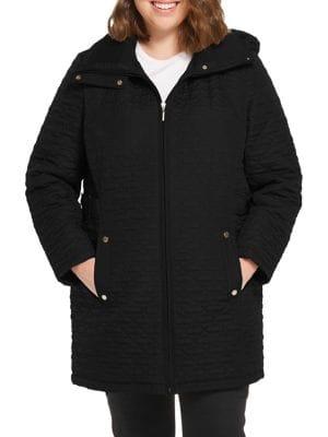 Weatherproof Plus Quilted Hooded Walker Jacket