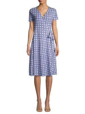 Weekend Max Mara Avio Printed Wrap Front Dress