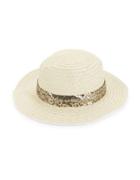 Genie By Eugenia Kim Sequin-trimmed Woven Panama Hat