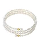Effy 3-6mm White Pearl And 14k Yellow Gold Wrap Bracelet