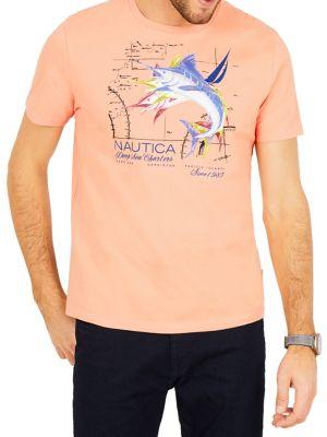 Nautica Deep Sea Charters Graphic T-shirt