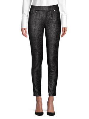Michael Michael Kors Petite Foil Cord Pull-on Leggings