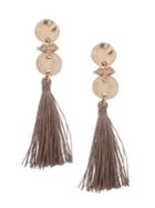 Lonna & Lilly Goldtone Tassel Drop Earrings