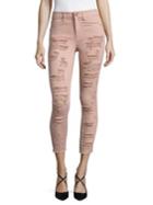 Design Lab Lord & Taylor Distressed Ankle Jeans