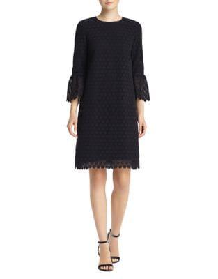 Lafayette 148 New York Sidra Botanical Bell-sleeve Dress
