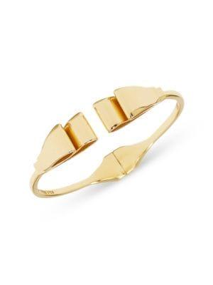 Sole Society Goldtone Ribbon Cuff Bracelet