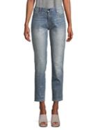 True Religion Cropped Slim Glitter Jeans