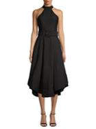Cmeo Collective Halter Belted Midi Dress