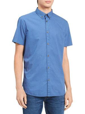 Calvin Klein Jeans Micro-dot Button-down Shirt