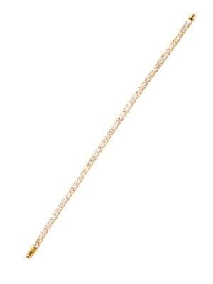 Vince Camuto Crystal Foldover Tennis Bracelet