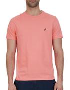 Nautica Big And Tall Solid Cotton Tee