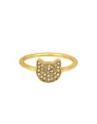 Karl Lagerfeld Sil Choupette Crystal Ring