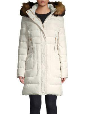 Ivanka Trump Fur-trimmed Parka Coat